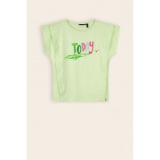 Nono Kiam T-Shirt with Today print Meadow Green